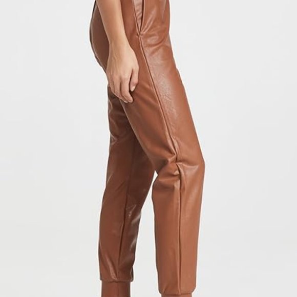 Commando Faux Leather Joggers - Picture 9 of 10